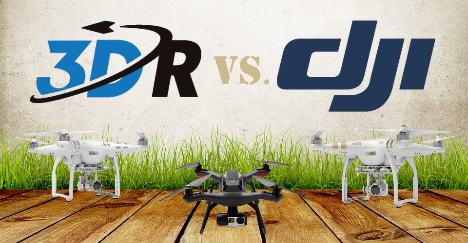 dji phantom 3 vs 3d robotics 3dr solo drones