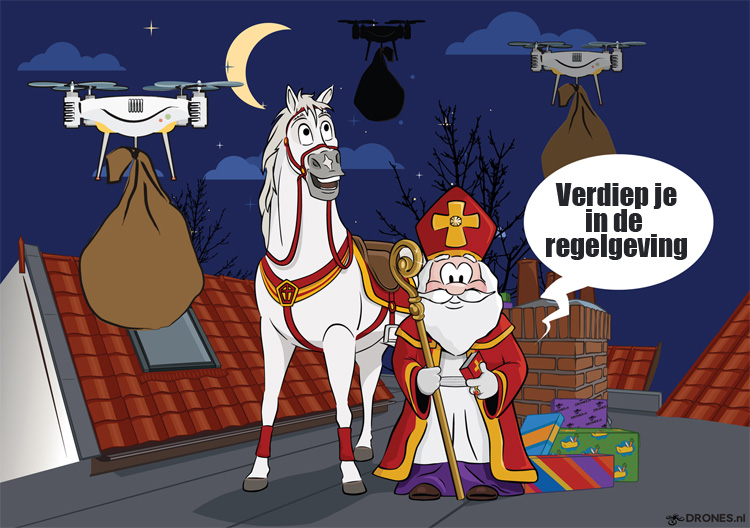 Drone gekregen van de Sint, wat mag ik er mee?