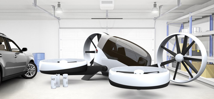 FLUTR passagiersdrone debuteert tijdens Paris Motor Show 2018