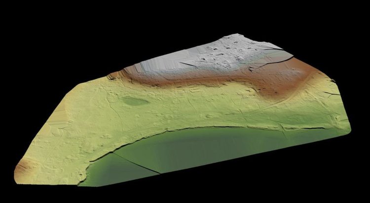 Drone met LiDAR ontdekt vergeten concentratiekamp uit de Tweede Wereldoorlog