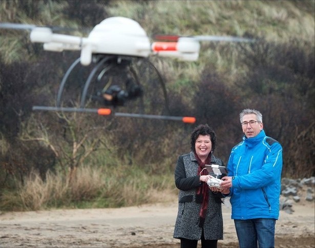 drones-heemskerk-waterleidingsbedrijf-pwn-hoogheemraadschap-hollands-noorderkwartier-kieftenvlak-quadcopter-januari-2016